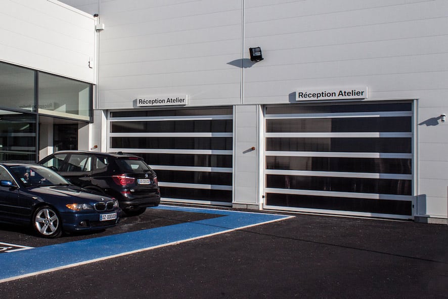 Porte de garage industrielle